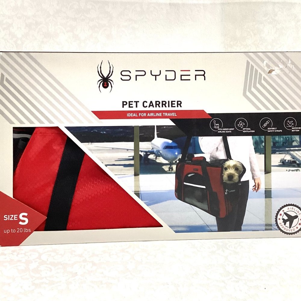 SPYDER Pet Carrier.  Small (20 lb.)  NIB,  Red